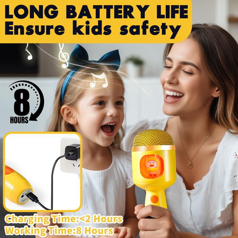 Bluetooth Karaoke MIC Toy for Kids Microphone Singing Toys