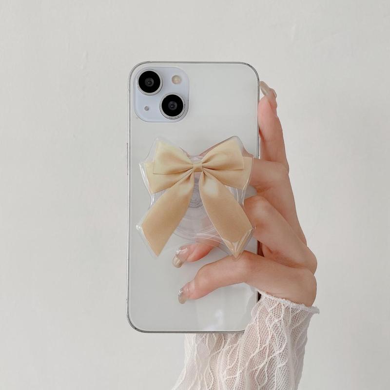 Cute Bowknot Design Phone Holder, Foldable Phone Stand, Phone Accessories for iPhone, Samsung, Xiaomi & Other Smartphones