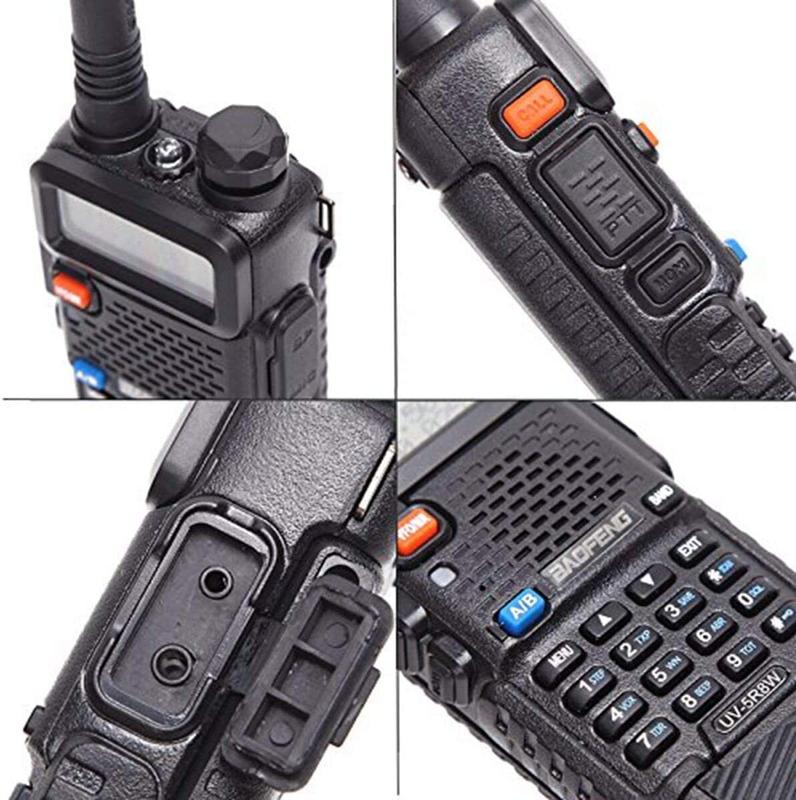 BaoFeng UV-5R 8W Tri-Power Walkie Talkie Long Range High Power Dual Band 128 CH Portable Handheld Ham Two Way Radio with 771 Soft Antenna