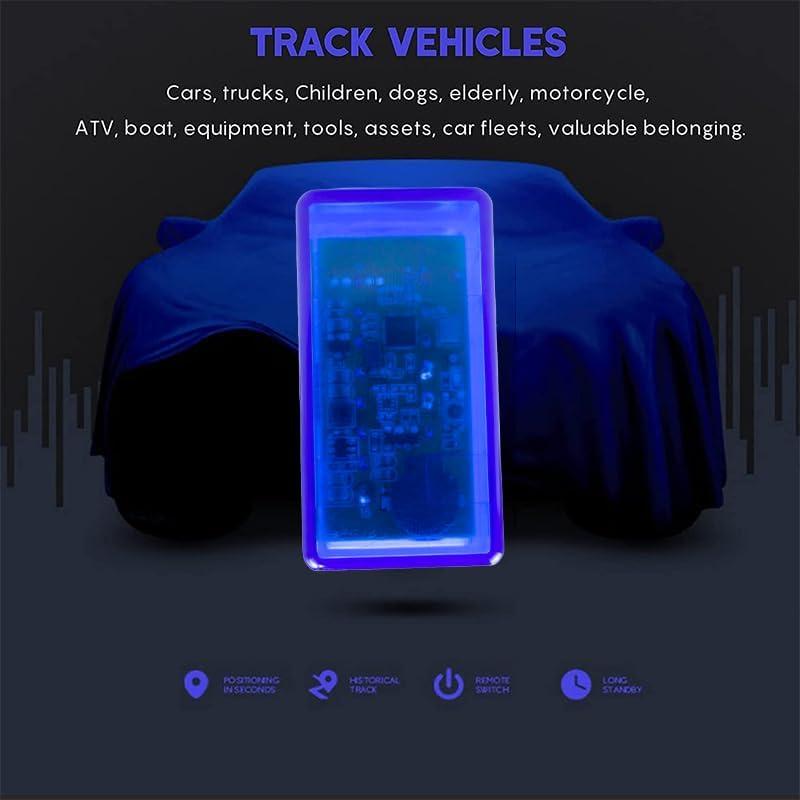 2 Real Time GPS car Tracker for Vehicles Tracking Device Car OBD Locator Works with Apple Find My APP Quick Installation Smart Tracker Anti-Lost Device Finder Position iOS Only