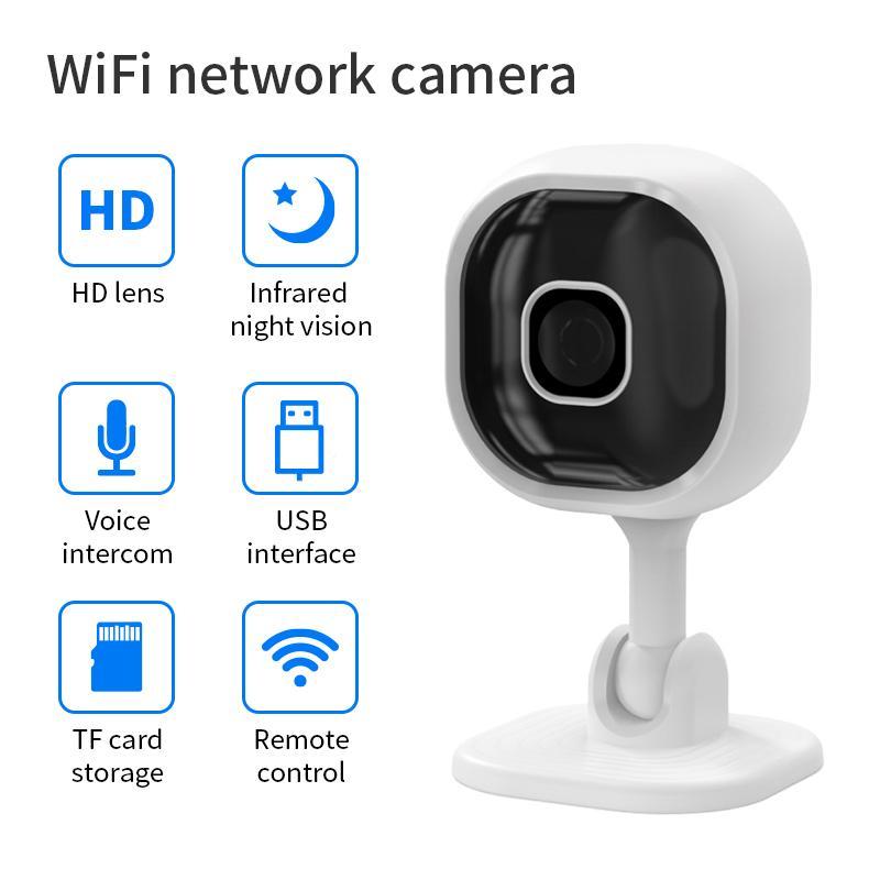 1080P Wireless Mini Surveillance Camera, Full HD Cameras, Motion-Detection Security Camera with Built-in AP Hotspot, Application Control Security Camera