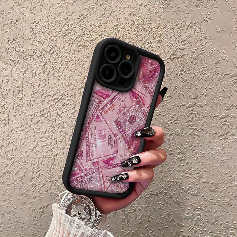 Money Pattern Phone Case, Anti-drop Cellphone Protective Case, Total Protective Shockproof Mobile Phone Cover for iPhone 16 15 14 13 12 11