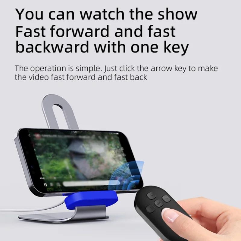 Wireless Bluetooth Mobile Selfie Lazy Instant Music Video Remote Control Mobile Phone Bluetooth Controller For Xiaomi Apple Christmas Gift