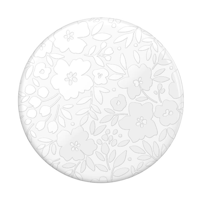 PopSockets Phone Grip with Expanding Kickstand, Floral - Blanc Fresh