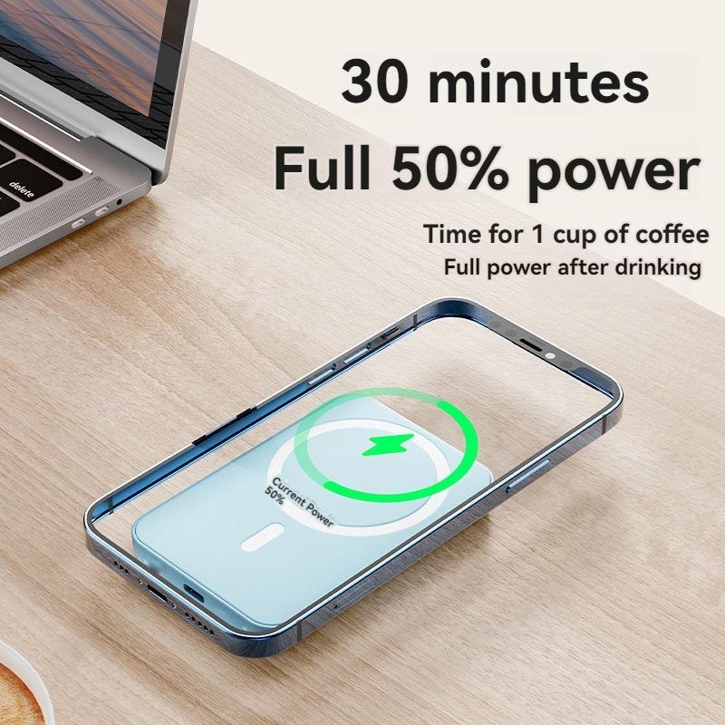 magnetic power bank for apple watch iWatch air pods iPhone exspecial codel auxiliary battery pack quick wireless charger Power Bank power mobile