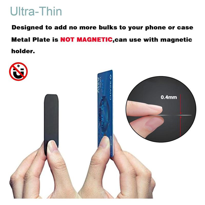 Ultra-thin Phone Magnet Plate, Mobile Phone Magnetic Plate for Phone Case and Magnetic Mount, Phone Accessories