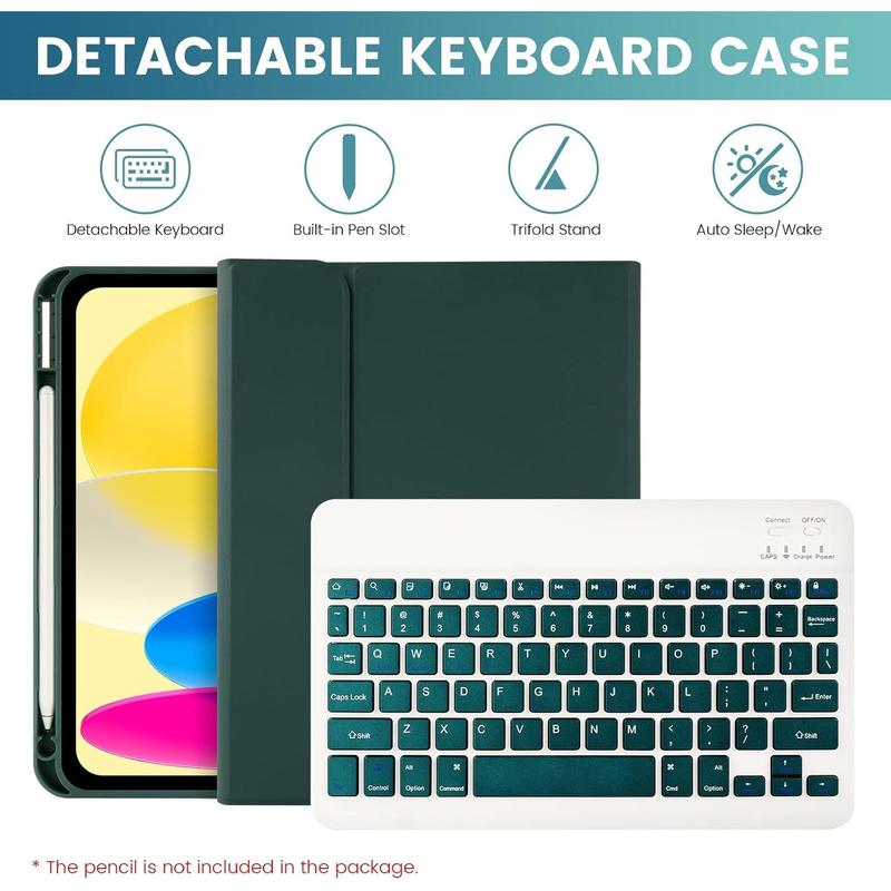 Keyboard Case with  for iPad 10th Generation 10.9