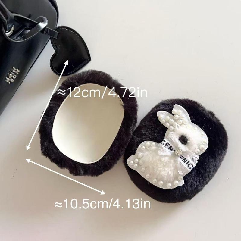 Cute Rabbit Design Headphones Protective Earmuffs for AirPods Max, Ear Pads with Artificial Pearl Decor, Earphone Protective Cover, Earphone Accessories