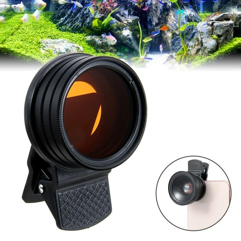 0.45x Ultra Wide Angle Macro Lens for Mobile Phone DSLR External Camera Special Effects for Mobile Phone Lens