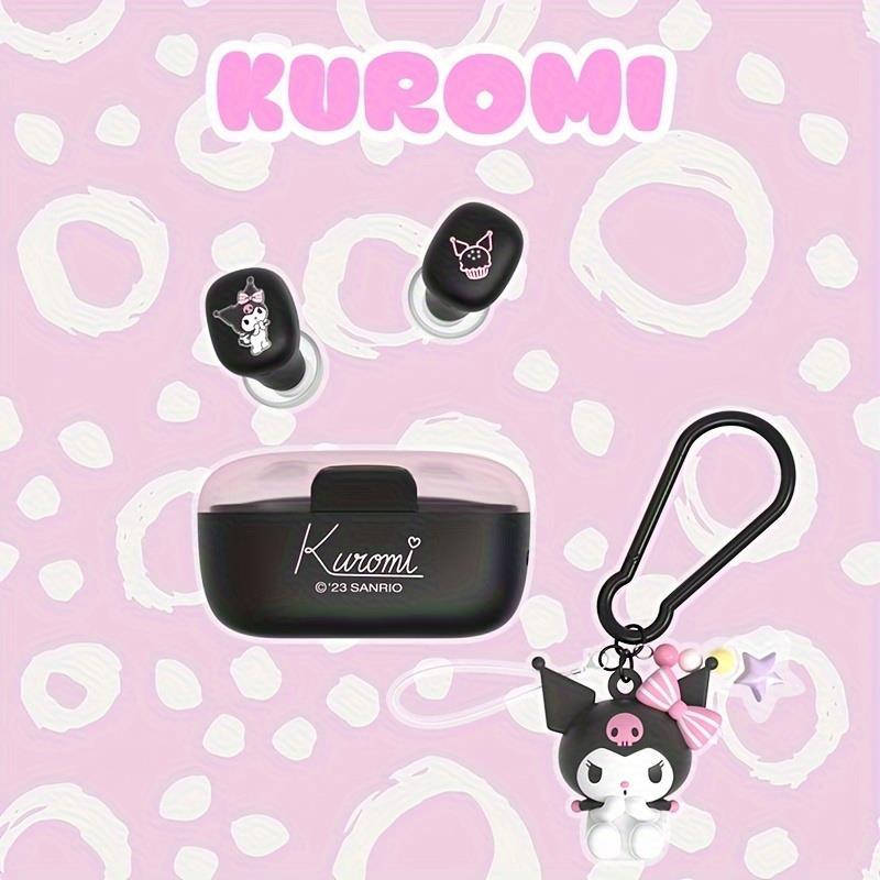 4 Styles Sanrio Hello Kitty Kuromi Melody Cinnamoroll Wireless Earphones - Unique Translucent Design, Easy Carrying, Smart Calls, Kawaii Patterned Earbuds - Perfect Cute Birthday or Christmas Gift for Girls