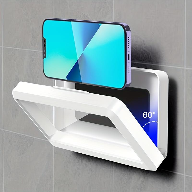 Waterproof And Anti-Fog Mobile Phone Case For Bathroom Shower - 360° Touchable Rotation, Wall Mount Stand, Compatible With For Iphone 14 13 12 11 Pro Max Xs Xr Up To 6.8