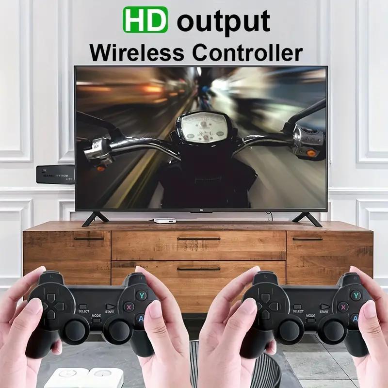 Video Game Stick Lite 4K Video Game M8 Console 64GB  2.4G Double Wireless Controller For 20000 Retro Games Kid Xmas Gift